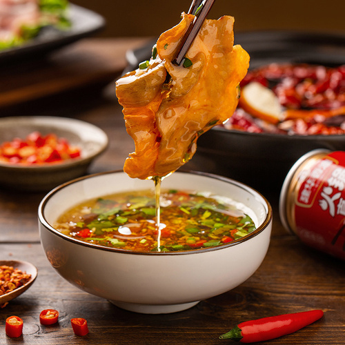 四川重庆火锅油碟小罐支持定制建华食用植物调和芝麻香油蘸料凉拌