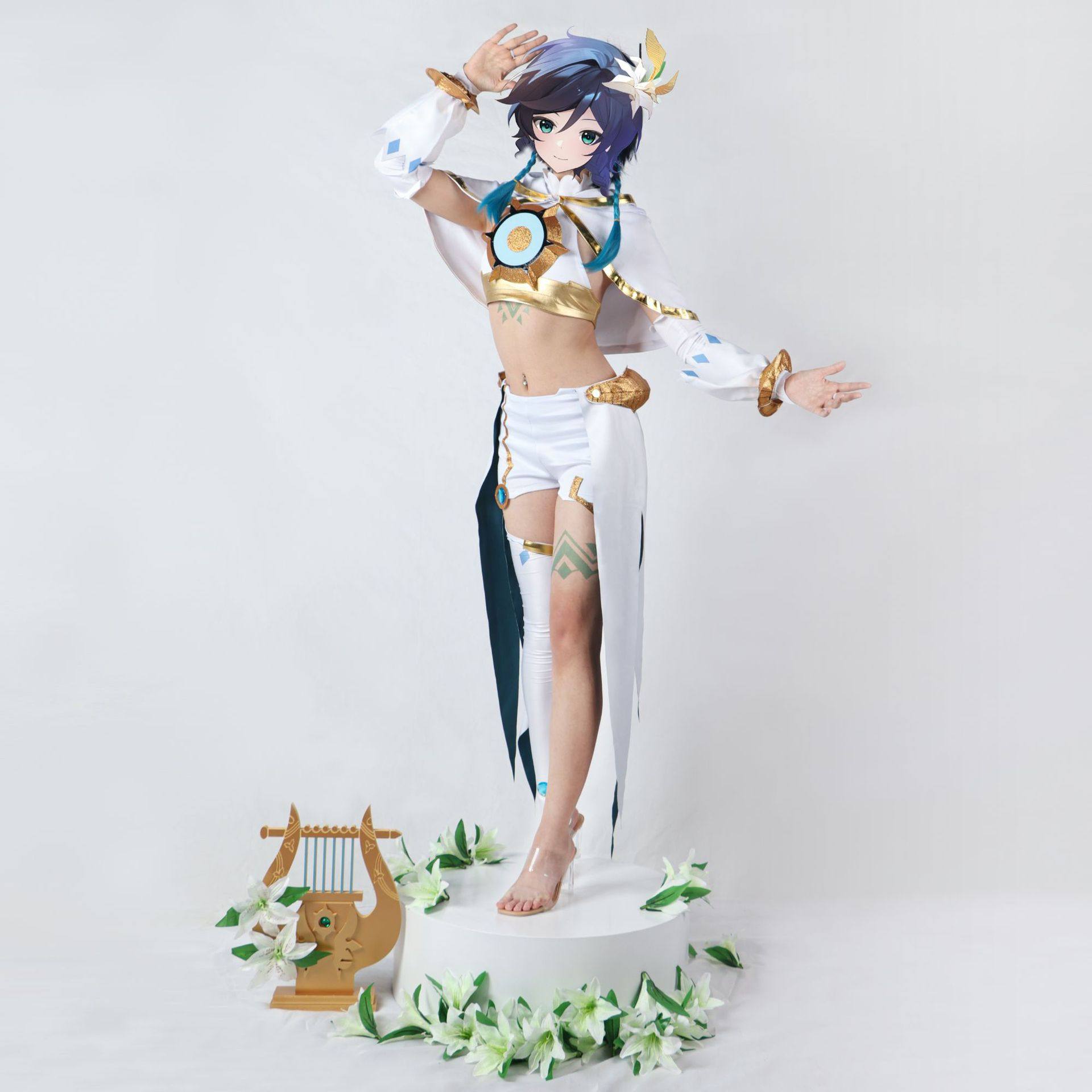 原神游戏cosolay二次元服装风神巴巴托斯漫画温迪cosplay女装
