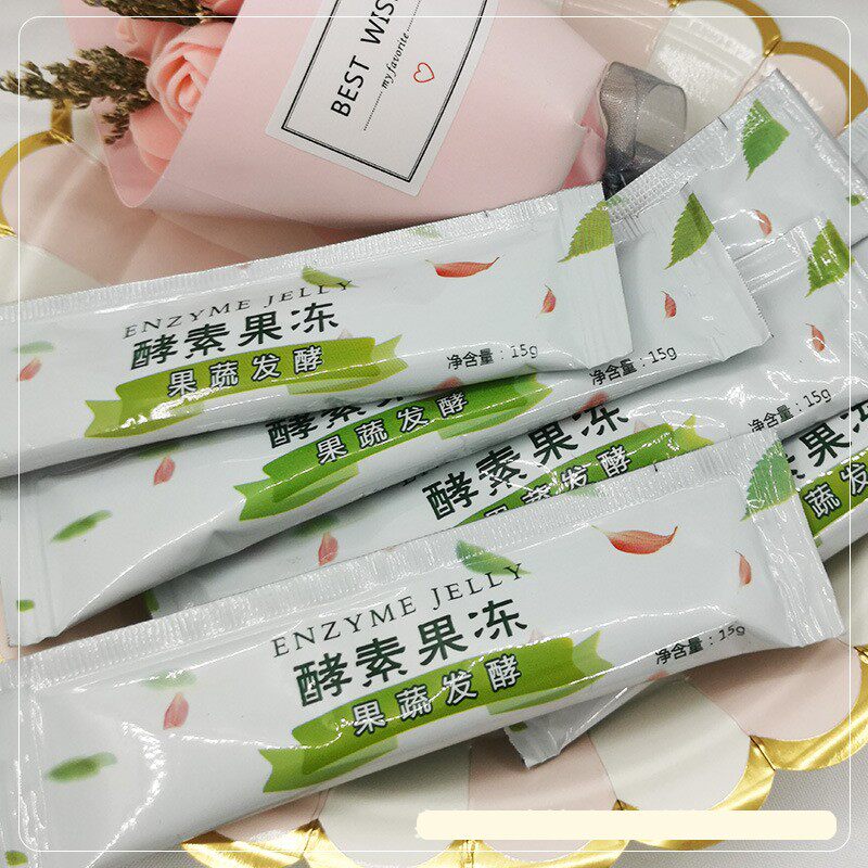 果冻童姿水蜜桃酵素酵母胶原蛋白肽即果味1盒果冻