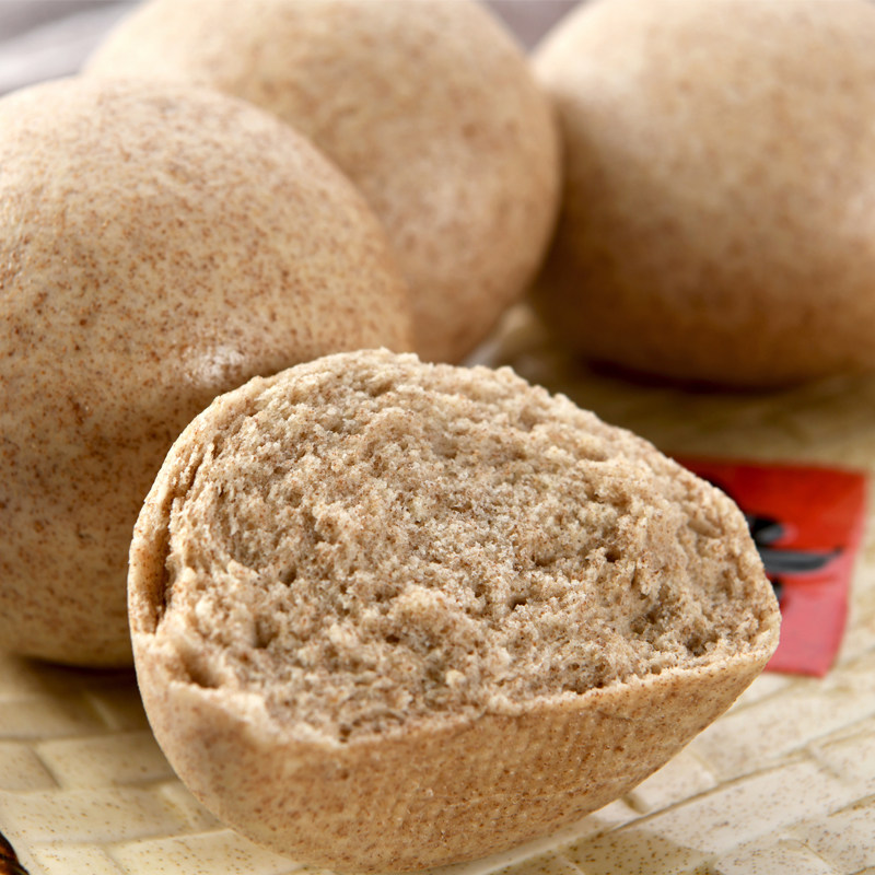 黑全麦馒头纯手工杂粮馒头20个无蔗糖荞麦窝窝头孕妇粗粮主食早餐