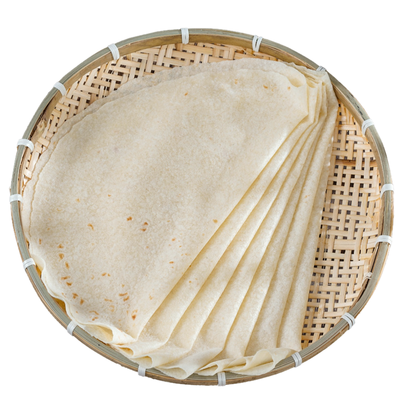 烫面春饼皮薄饼山东手工卷饼饼皮筋单饼河南烙馍饼手抓饼即食早餐-mc
