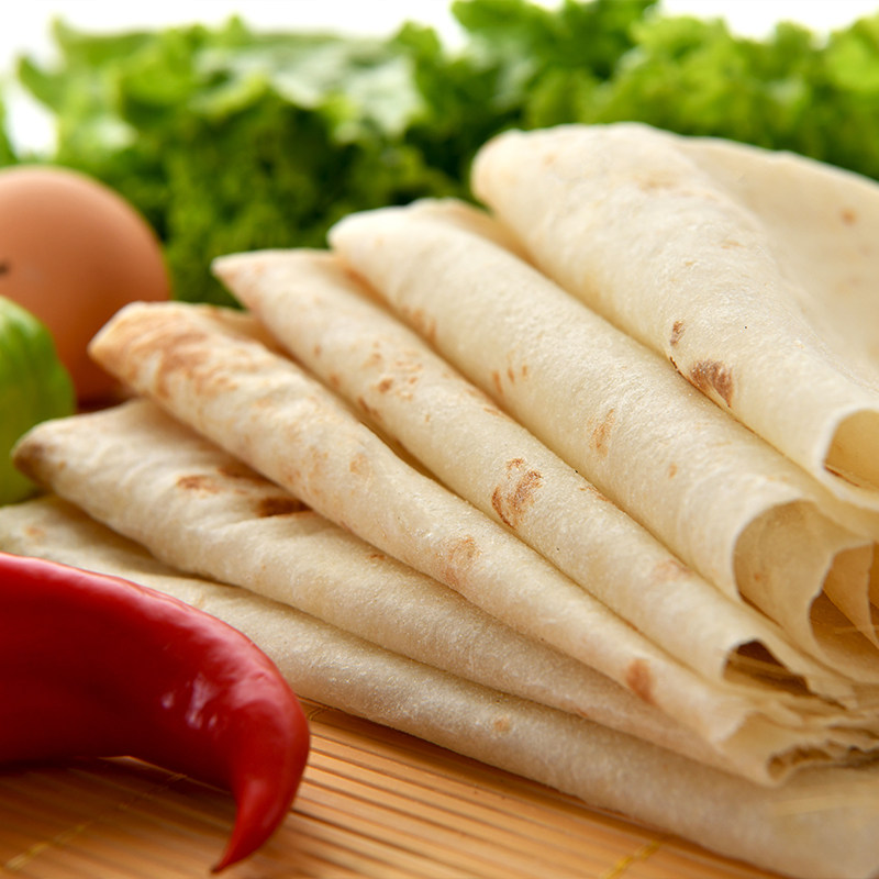 卷饼山东大饼饼皮薄饼鸡肉肉卷面饼烙饼60张包点