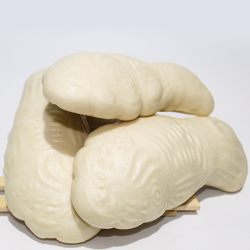 山东面鱼馒头农家纯手工老面花样馒头无添加儿童早餐面食饽饽12个