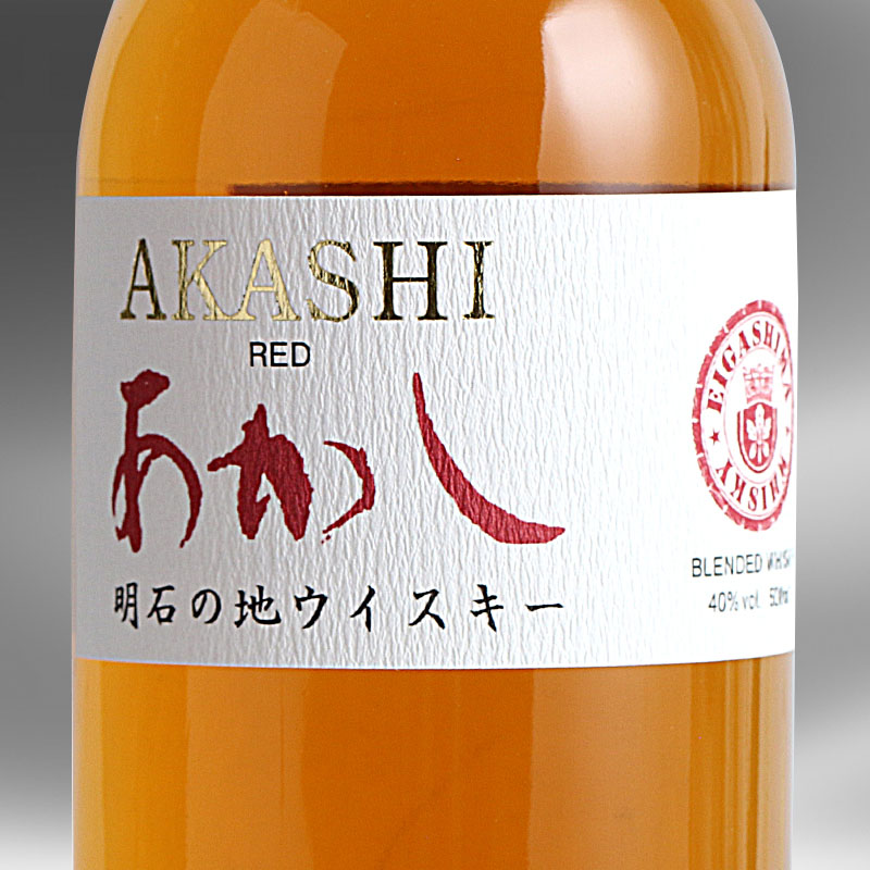行货洋酒akashired明石红标调和威士忌日威日本烈酒500ml