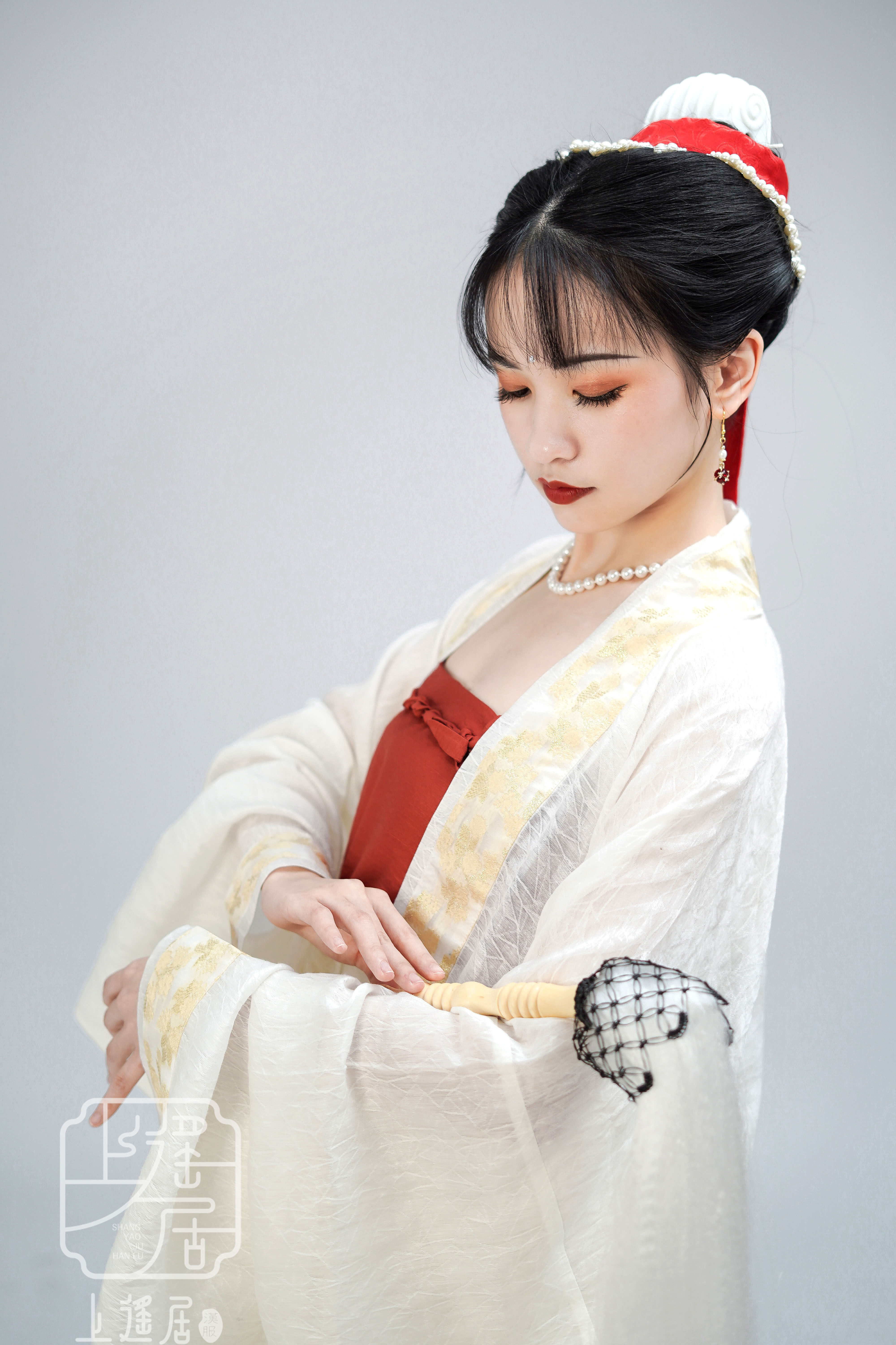 金百渐变抹胸长衫汉服原创宋制流萤遥居现货汉服