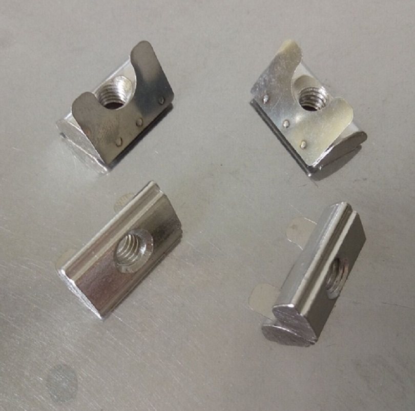 螺母欧标弹片铝型材配件弹性螺帽长方形m4m5m6m8螺母