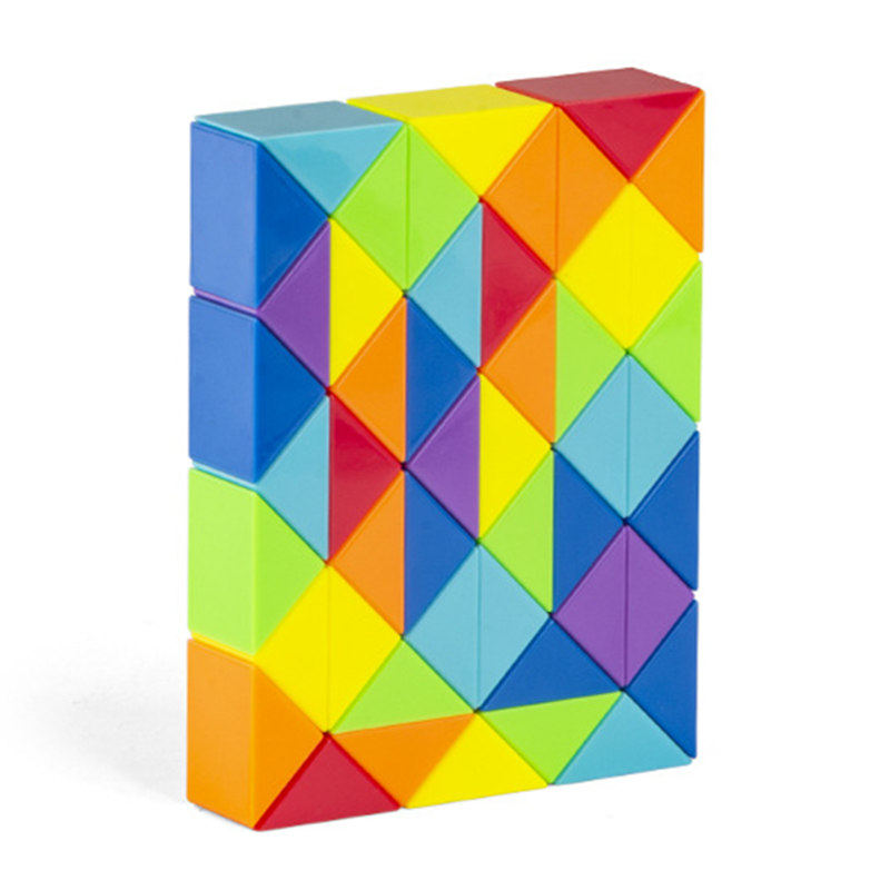 魔尺点盛百变24段72段彩色长条幼儿园儿童益智玩具魔方