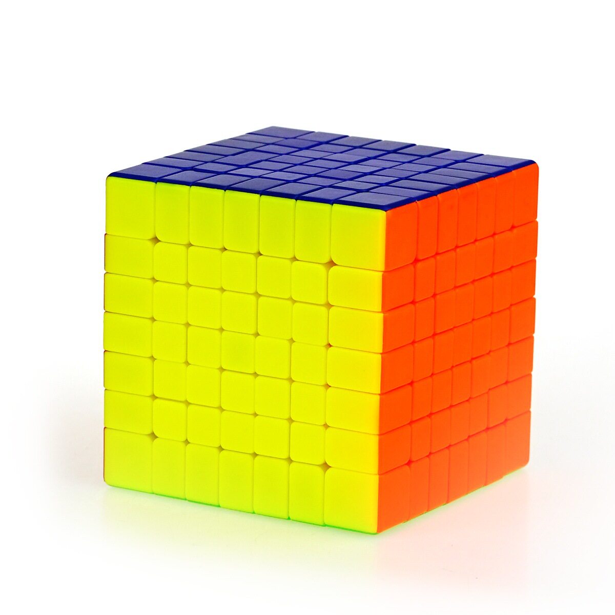 高阶裕鑫智胜黄龙七阶魔方实色免贴贴纸顺滑魔方