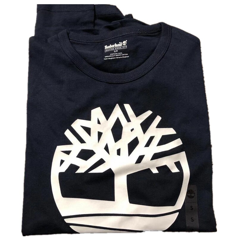 牛x正品 timberland添柏岚男士经典款圆领长袖t恤纯棉logo打底衫 - 牛