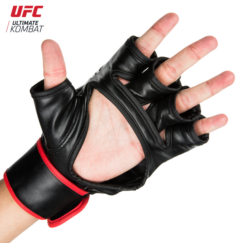 散打ufc6oz拳击打拳套漏指拳套儿童男女mma拳击手套