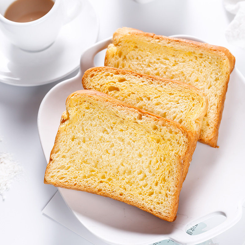 卡尔顿植物原味吐司切片无夹心面包办公室休闲早餐零食糕点700g