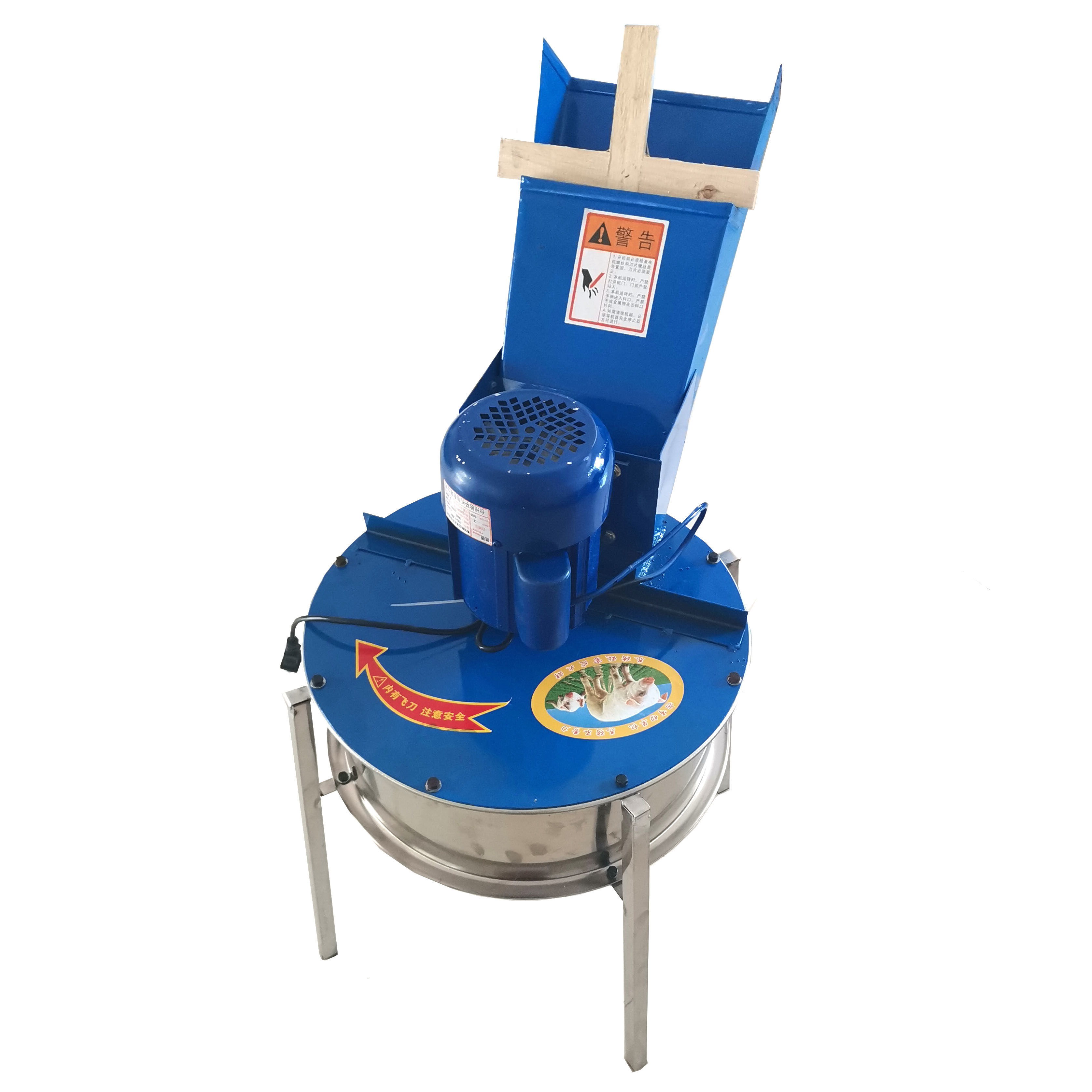 新款电动家用220v猪草机铡青饲料菜叶红薯藤切碎养殖猪鸡牛羊包邮