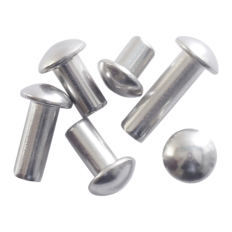 铆钉实心m2m2.5m3m4m5mm不锈钢半圆圆头gb867半圆头铆钉
