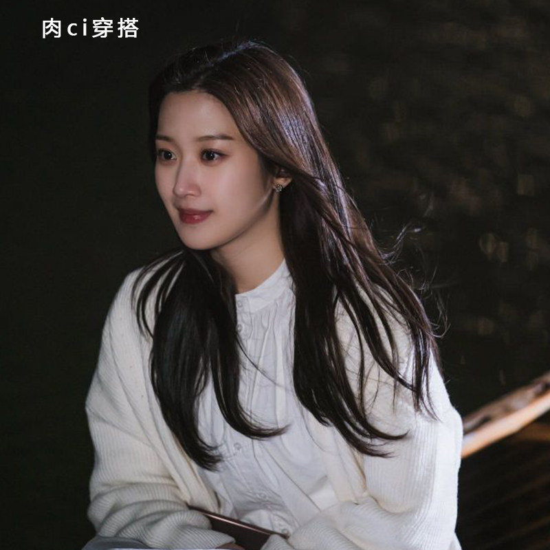 女神降临林周京文佳煐同款白色温柔风内打底连衣裙