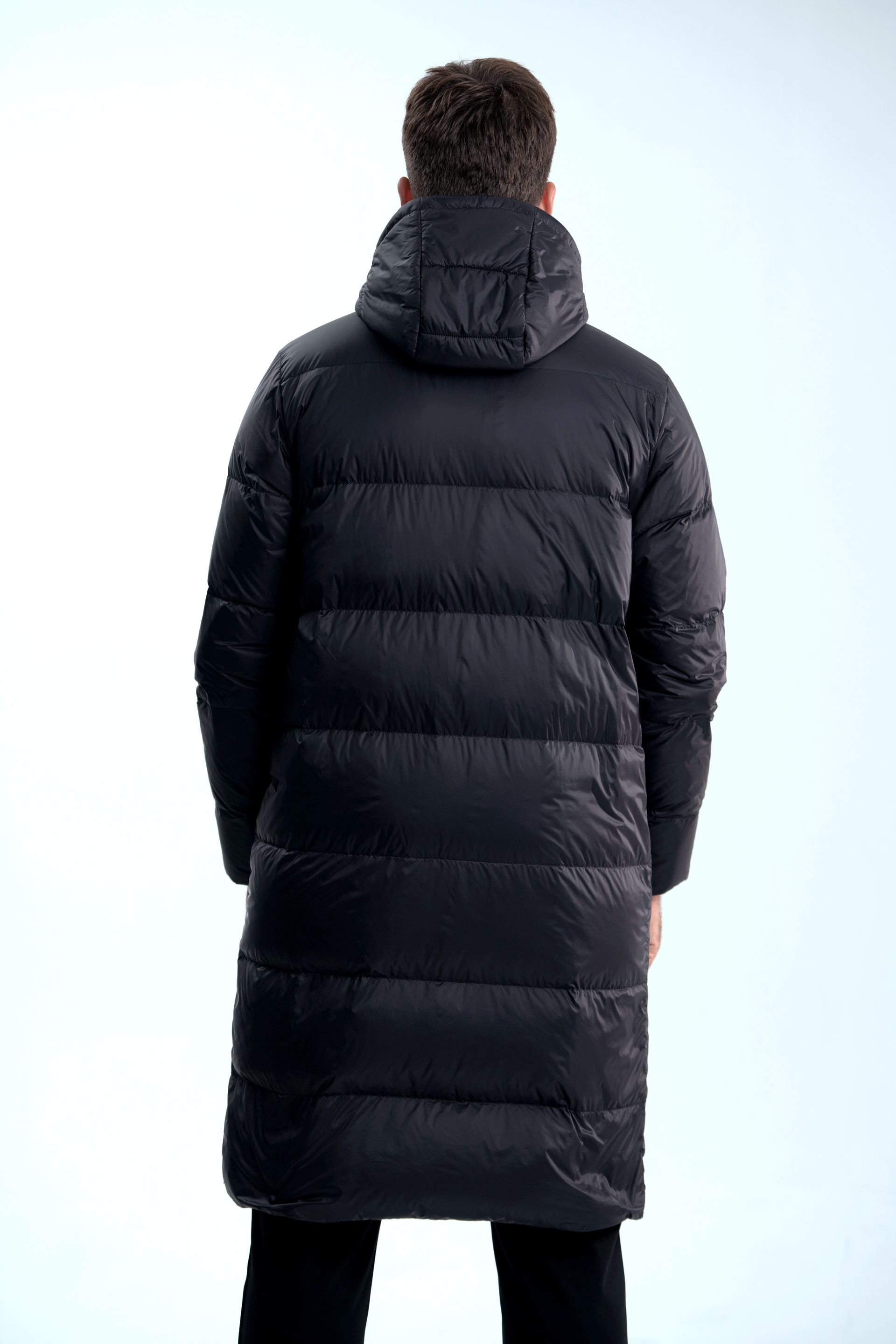 龙狮戴尔正品男士轻薄长款运动羽绒服冬季羽绒外套羽绒衣