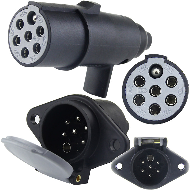 英标卡车货车半挂车房车电源连接线英国7孔拖车其他