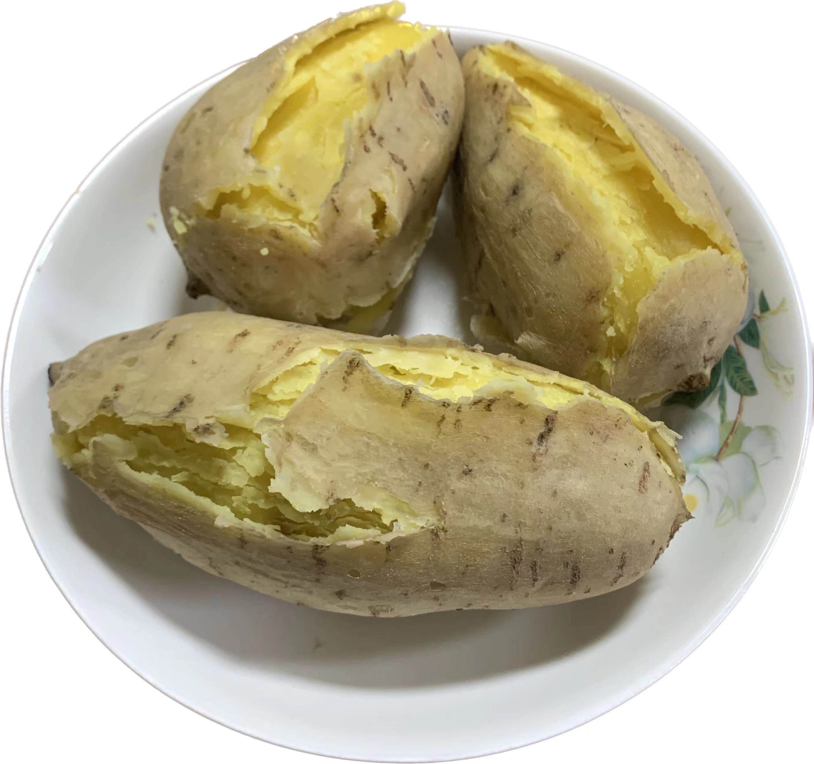 广东番薯3斤地瓜香甜红薯板栗干粉潮汕皮黄番薯