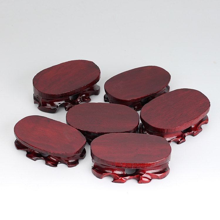 摆件底座红木工艺品雕章实木奇石玉器根雕木雕