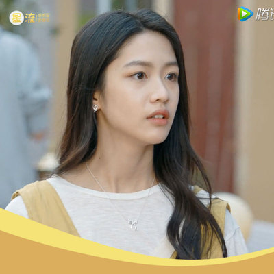 百岁之好一言为定涵之夏林希耳钉项链项坠心形耳环功