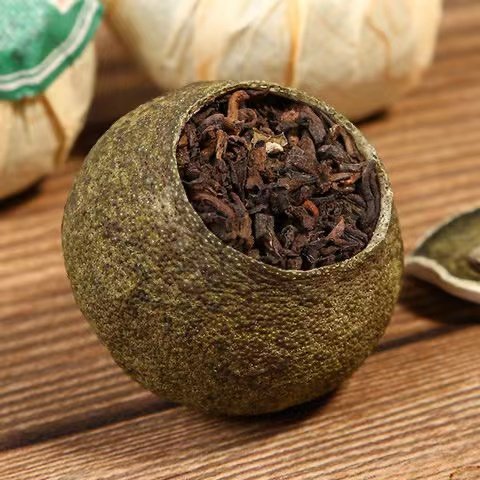 小青普洱茶橘子小甘桔茶桔普茶叶小金金桔柑橘小青柑