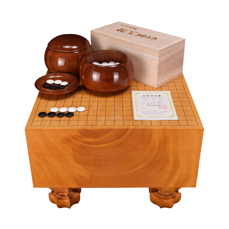 御圣围棋日本进口口香榧木棋墩62寸山川碁磐围棋