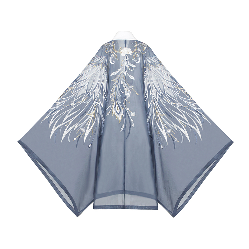 重工秋季外套汉服绣花披风刺绣十三民族服装