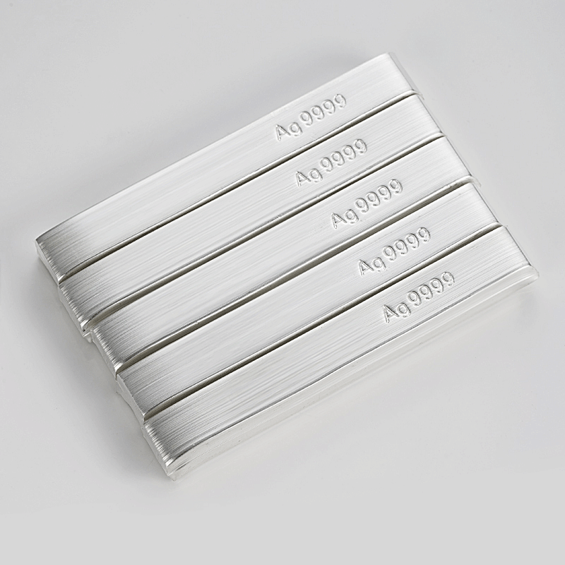 九乐9999银条纯银投资理财足银银块碎银收藏原料摆件