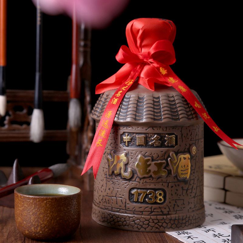 沉缸酒业福建老酒醇香25年陈红曲黄酒700ml镇店之宝传统黄酒