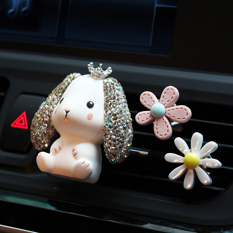 in新款美夜思车载汽车出风口水香薰饰品车饰摆件