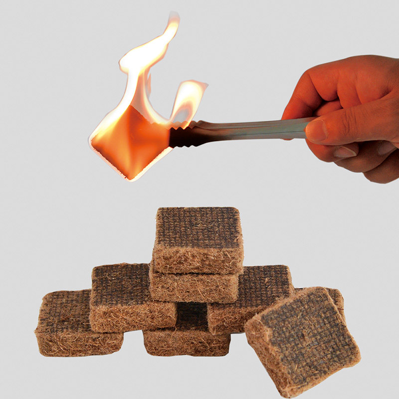 引火固体膏蜡酒精烧烤点碳蜡块木丝固态燃料固态酒精