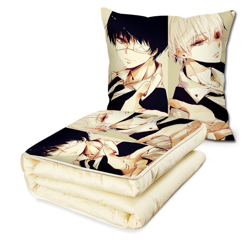 东京食尸鬼喰种金木抱枕手办漫画周边靠垫枕头动漫毛绒