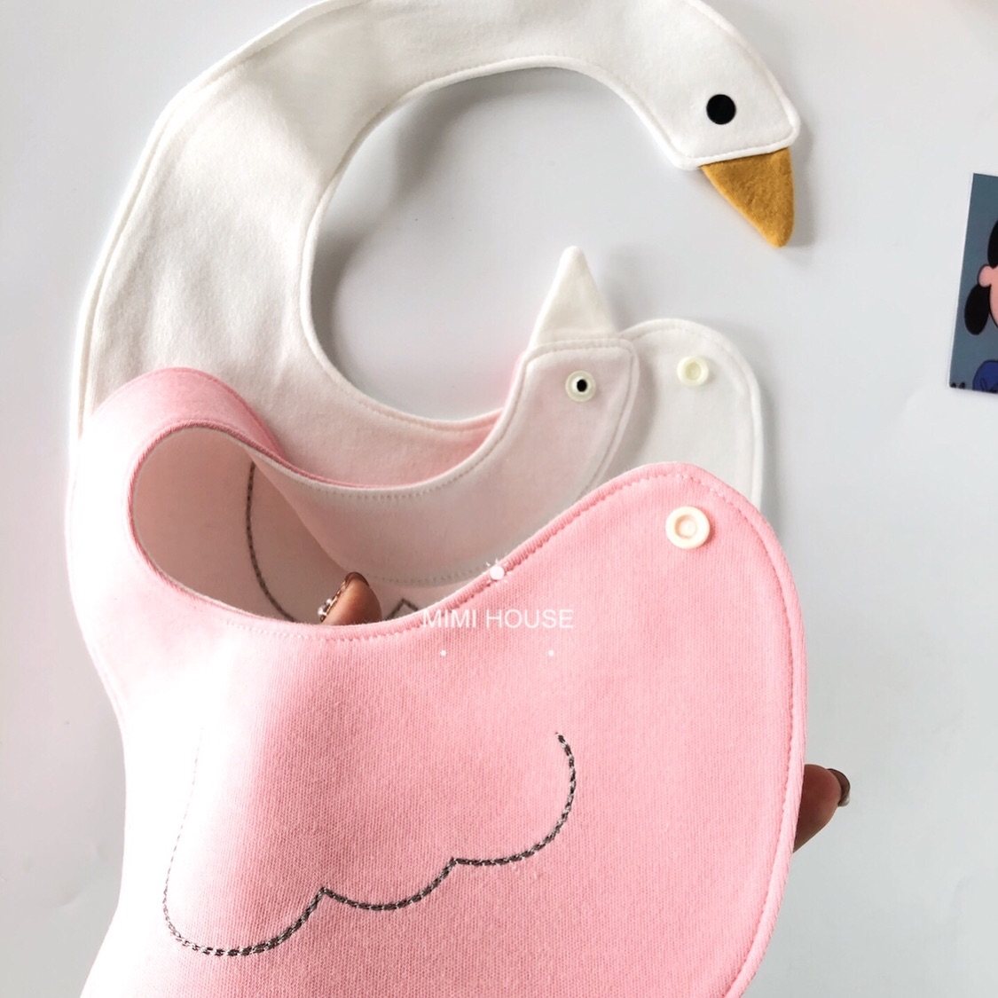 口水围兜卡通婴儿防水儿童新款围嘴儿围嘴纯棉口水巾