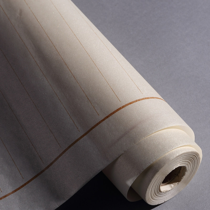 新品状元白金绢纸绢纹小楷佛经长卷熟宣书法作品宣纸