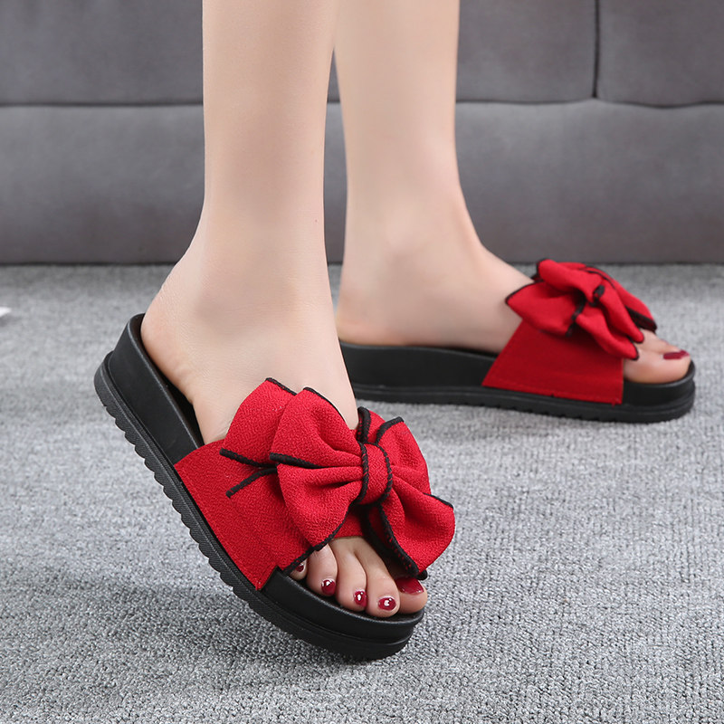 2020拖鞋女外穿夏凉拖时尚防滑平跟厚底沙滩居家凉拖