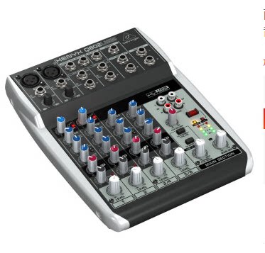 百灵达behringerxenyxq802usb调音声卡话放监听家庭影院配件