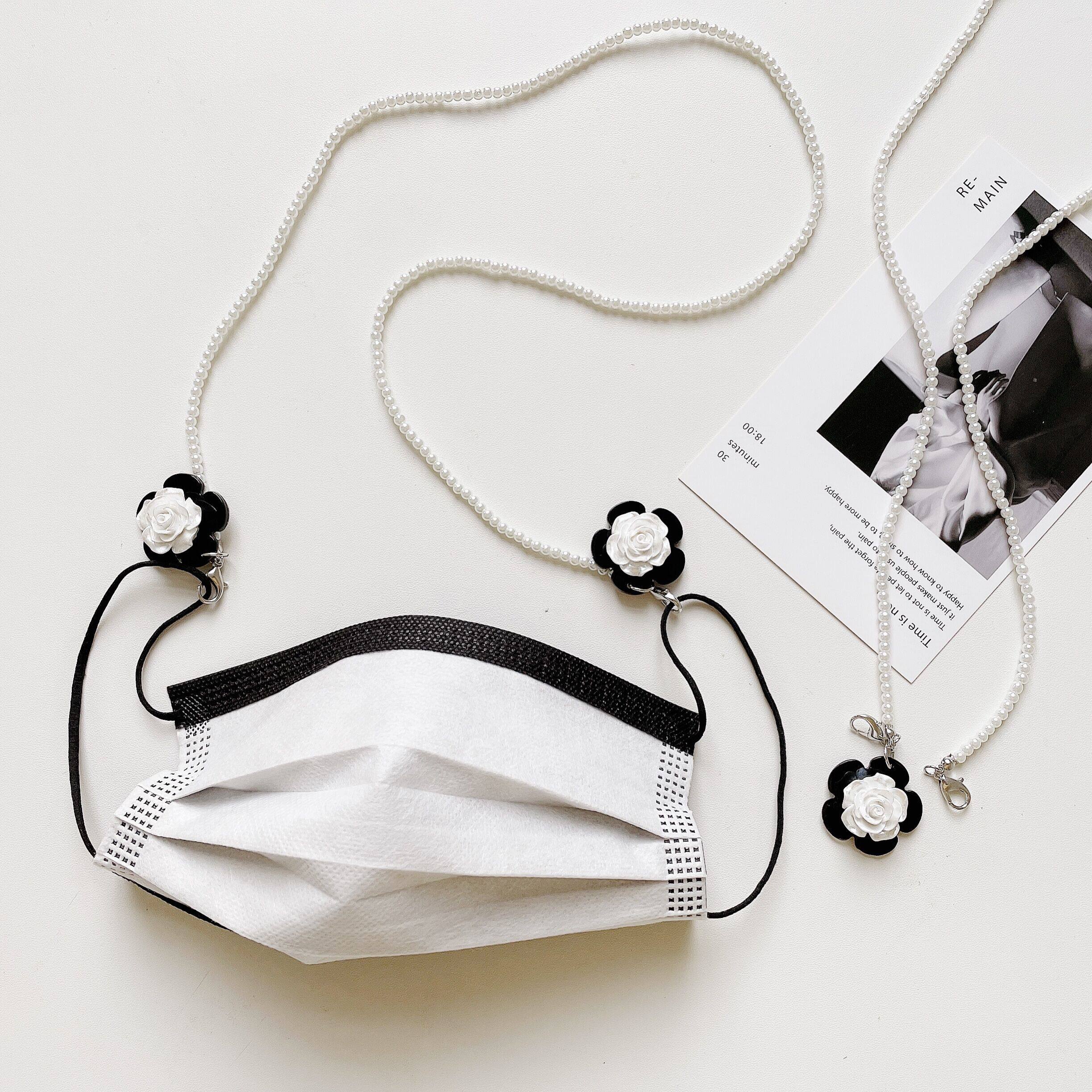 口罩挂链韩国时髦复古ins防丢链子便携防掉链条