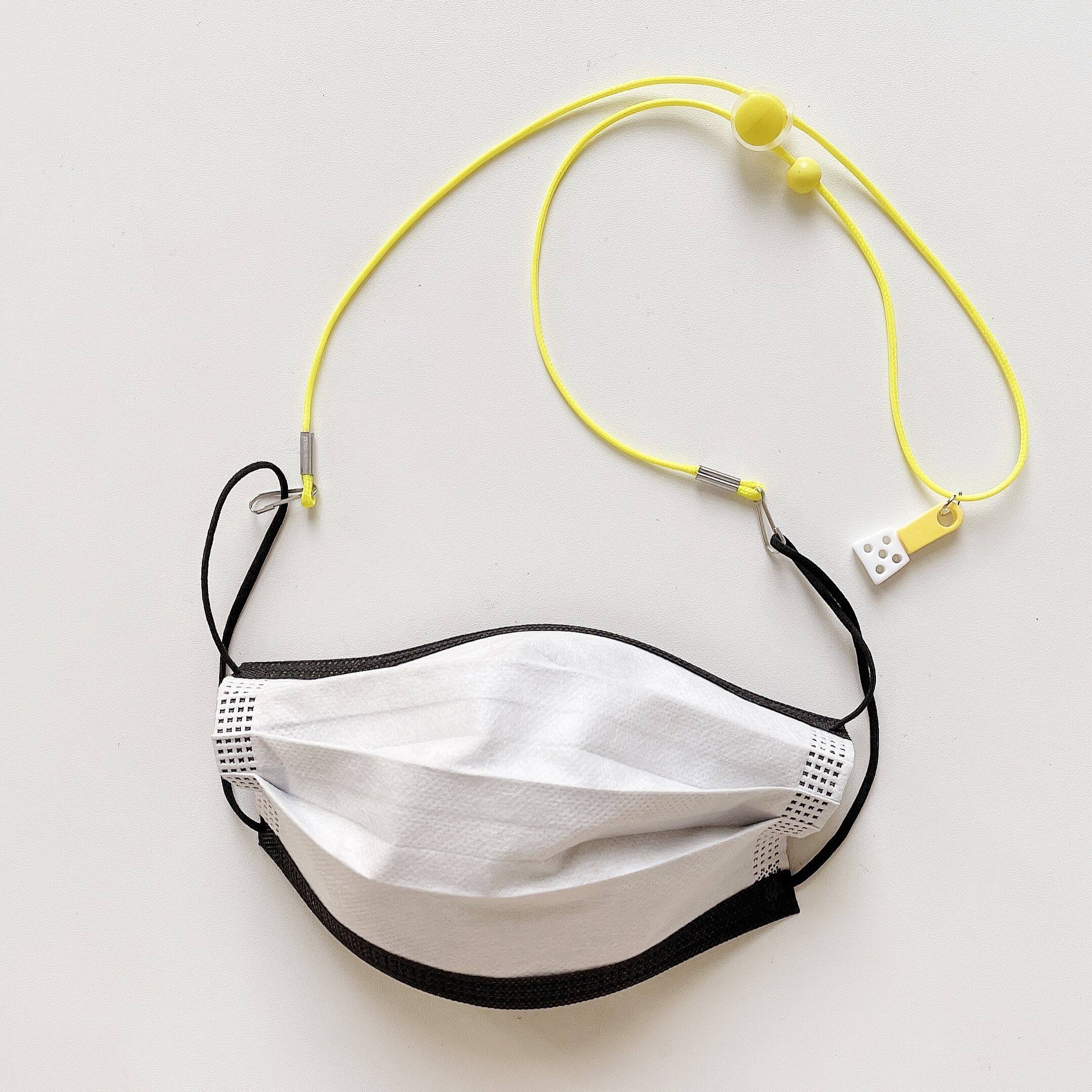 口罩挂绳创意迷你勺子铲子配饰脖颈编织挂链绳