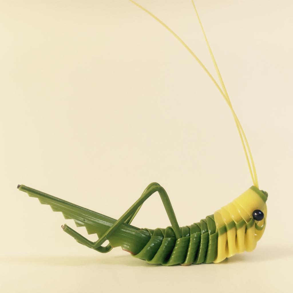 草编动物棕编蚂蚱 淮安非遗 传统手工艺 民间特色文化饰品 送老外