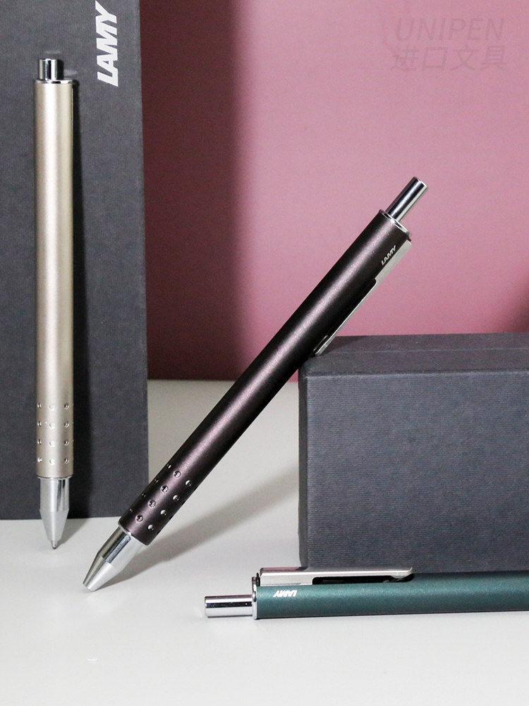 正品德国lamy凌美swift速动雾黑烟灰赛车绿色圆珠笔