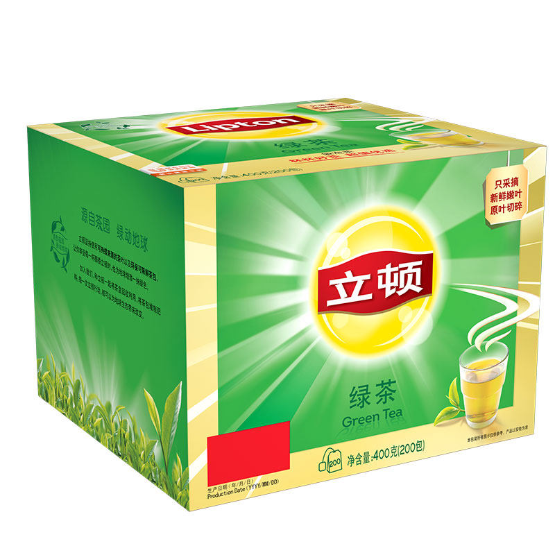立顿lipton经典绿茶精选200包商用袋泡茶冲泡泡茶其它绿茶