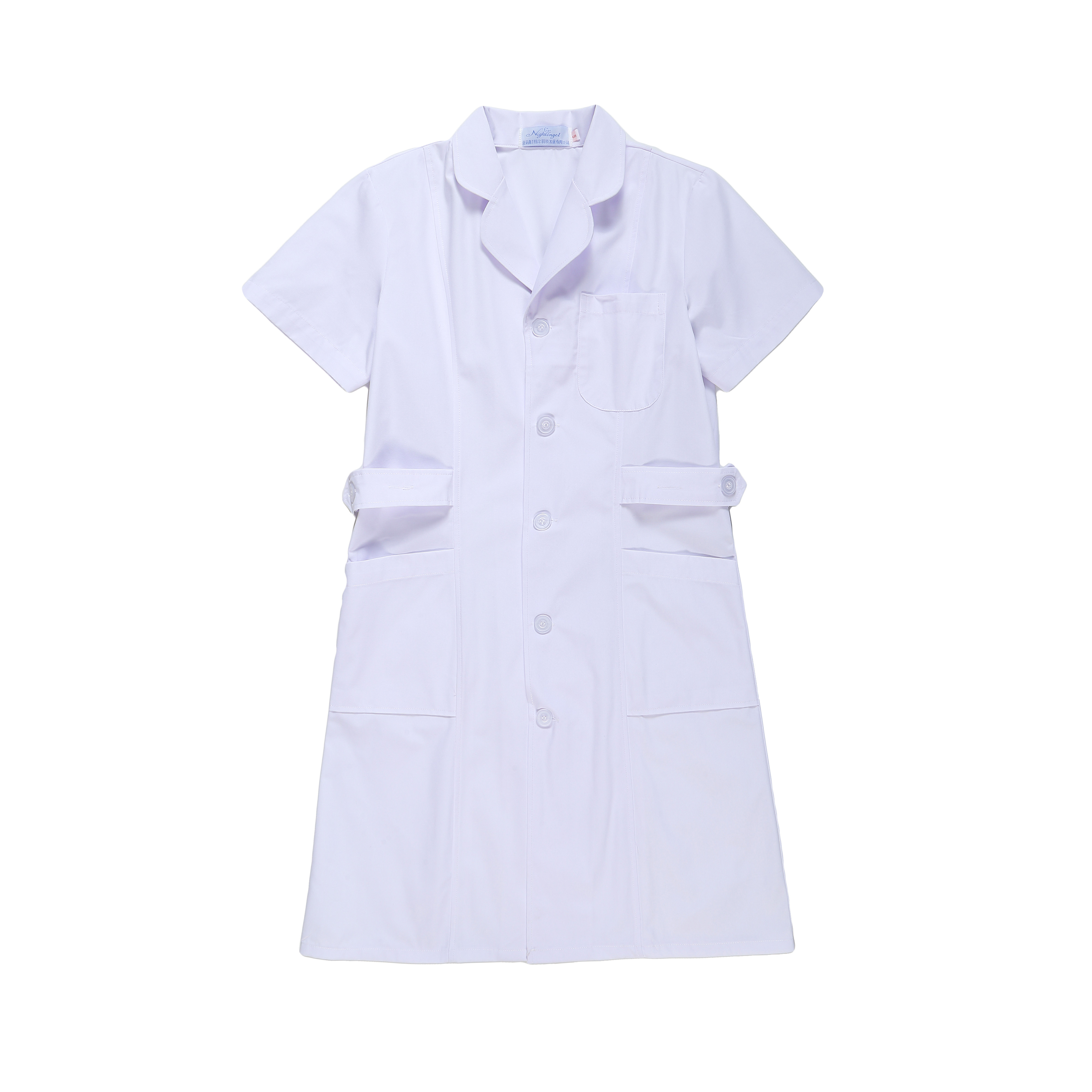 南丁格尔护士服女夏季薄款短袖白大褂医生服实验服制服长袖工作服