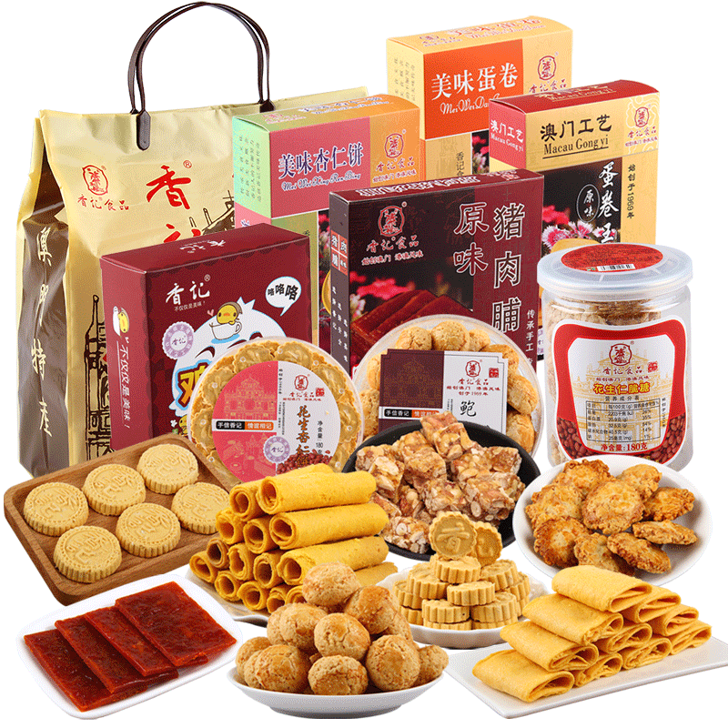 澳门手信特产风味香记年货零食大礼包1310g节日送人港澳旅游礼品_4
