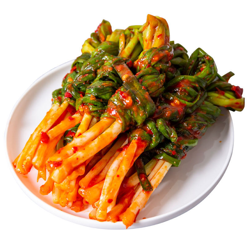 泡菜延边朝鲜族腌制小葱韩国风味香葱甜辣下饭腌制