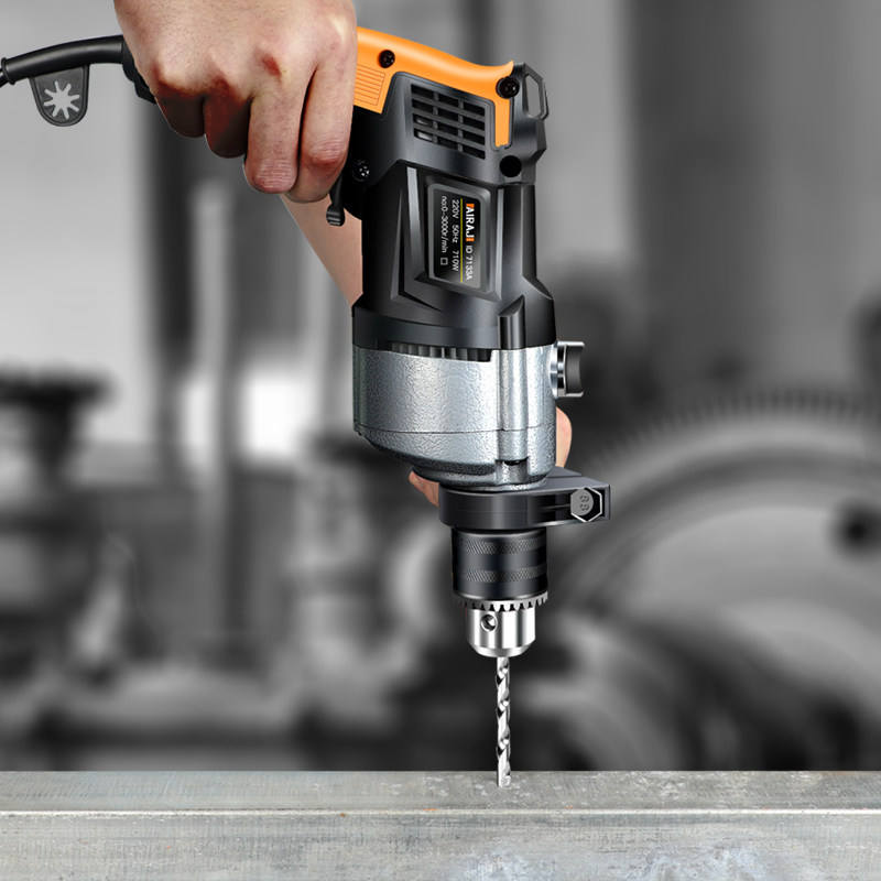 电钻手电家用冲击220v有线插电手枪多功能diy电钻