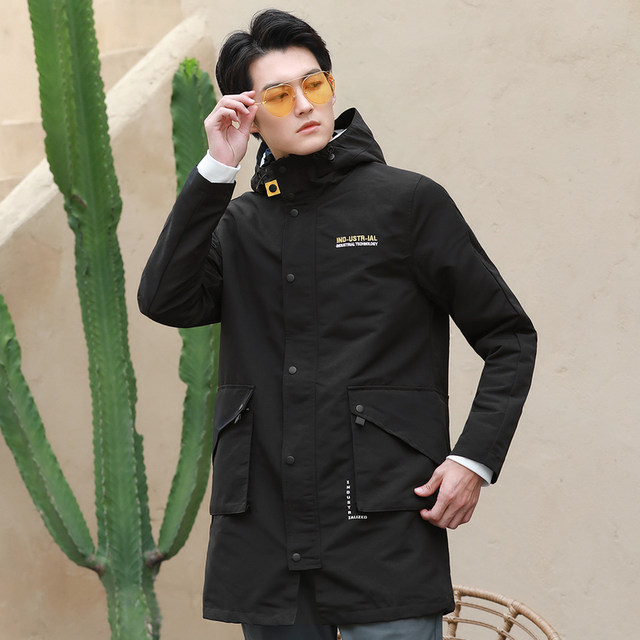 JeansWest men's wear spring and autumn new fashion casual windbreaker chemical fiber hooded lettering men's casual coat JeansWest men's wear spring and autumn new fashion casual windbreaker chemical fiber hooded lettering men's casual coat