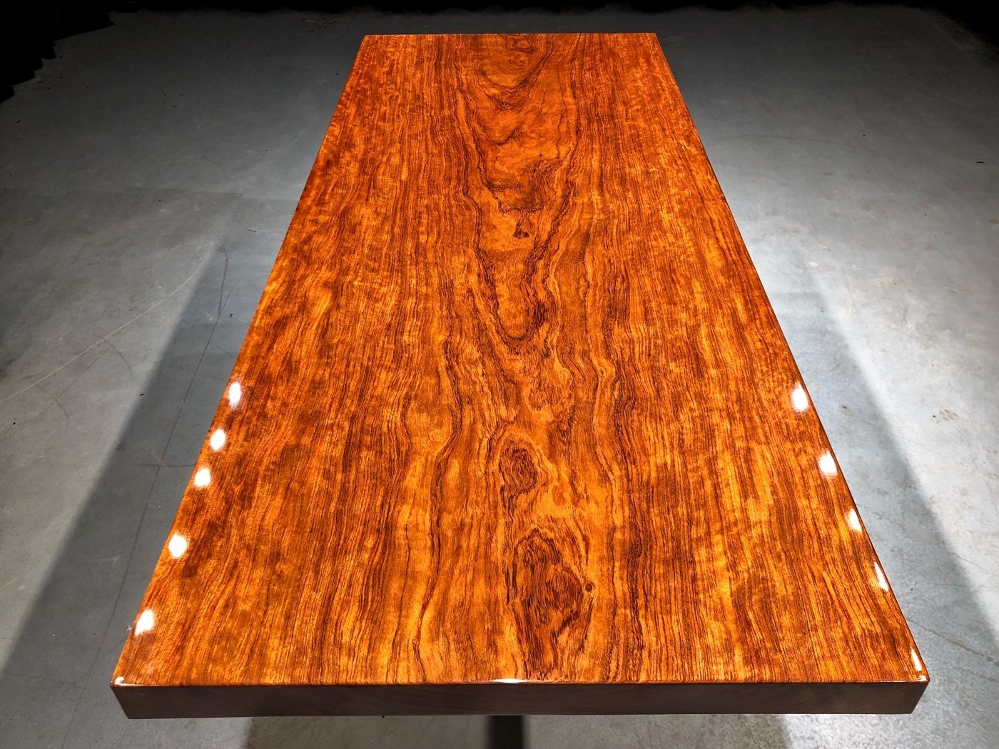 巴花实木大板茶桌原木茶台茶板老板办公桌简约大班台