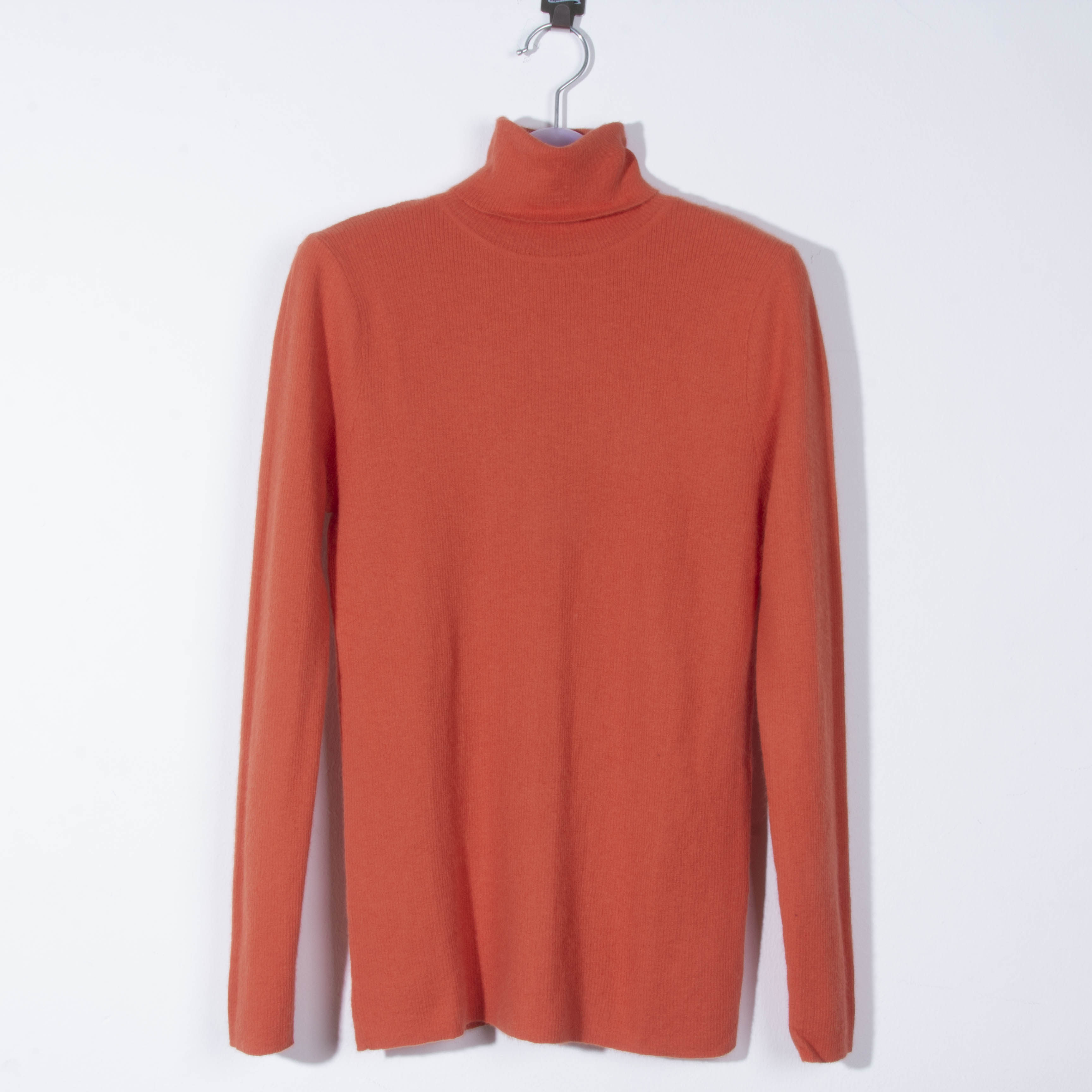 rabbit-warm蕾沃尔春秋男装高领薄款螺纹紧身兔绒毛衣针织衫