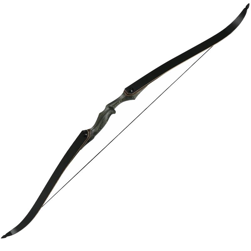 huwairen精灵原木分体反曲射击专业竞技美式层压飞镖