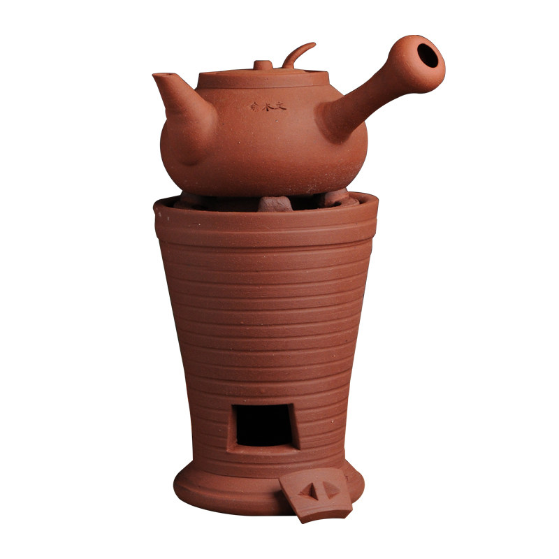 红泥烧炉风炉小火炉功夫功夫茶茶道茶炉砂挑烧水壶茶道