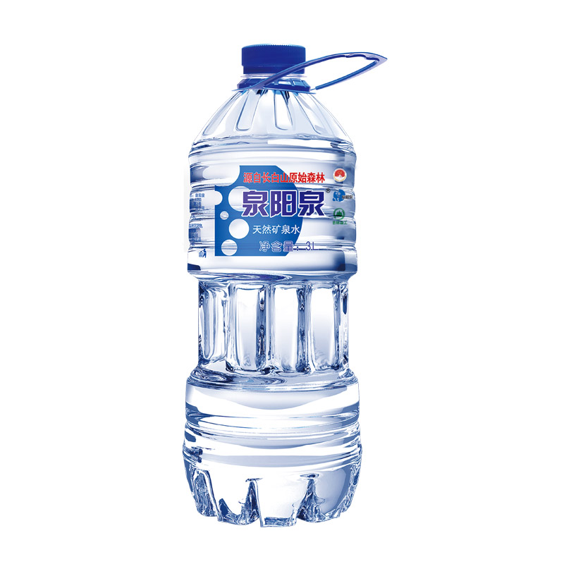 泉阳泉长白山天然矿泉水大瓶装饮用水3l6瓶装